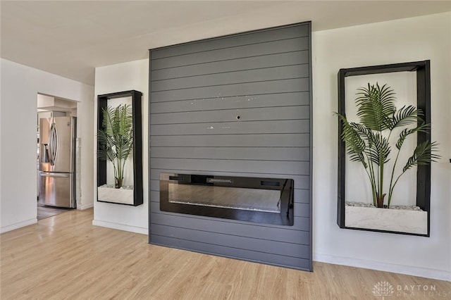 4108 Central Ave, Middletown, OH 45044 - unfurnished living room featuring wood finished floors