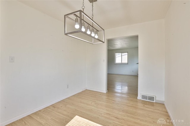 4108 Central Ave, Middletown, OH 45044 - unfurnished dining area featuring light wood-style floors