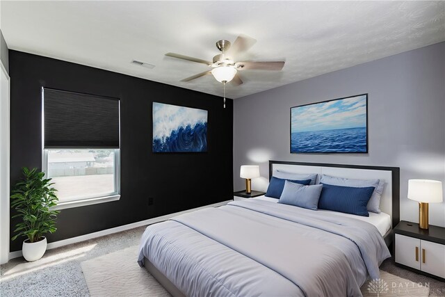 133 Followers Way, Waynesville, OH 45068 - bedroom with carpet flooring and a ceiling fan
