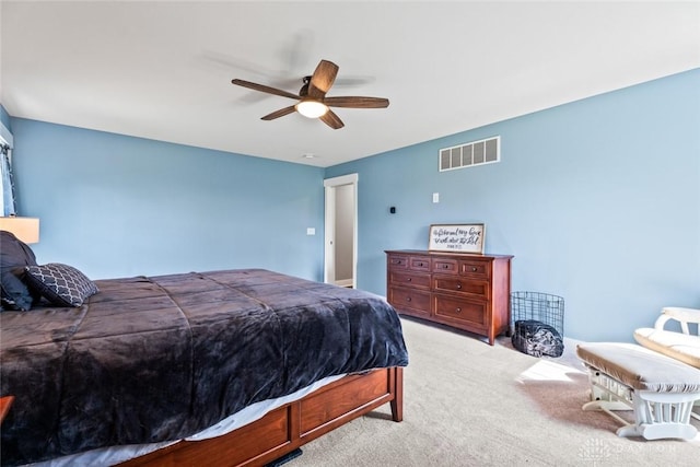 1737 Wilmington Rd, Cedarville Twp, OH 45314 - bedroom with carpet and ceiling fan