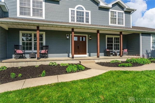1737 Wilmington Rd, Cedarville Twp, OH 45314 - view of front of property featuring covered porch