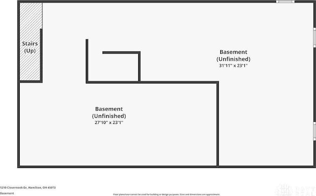 1210 Clovernook Dr, Hamilton, OH 45013 - view of property floor plan