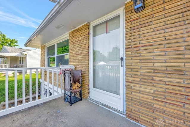 1210 Clovernook Dr, Hamilton, OH 45013 - entrance to property featuring brick siding