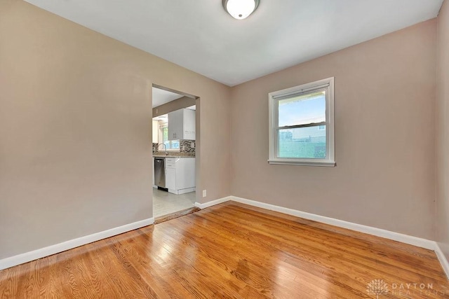 1210 Clovernook Dr, Hamilton, OH 45013 - unfurnished room with baseboards and light wood-style floors