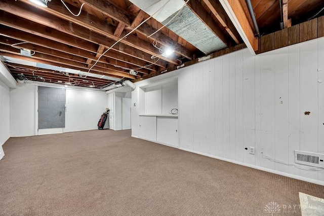 1210 Clovernook Dr, Hamilton, OH 45013 - finished below grade area featuring carpet floors
