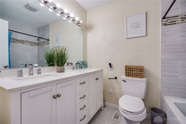 10452 S Union Rd, Miamisburg, OH 45342 - bathroom with double vanity and toilet