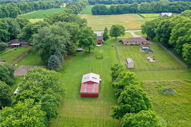 10452 S Union Rd, Miamisburg, OH 45342 - overview of rural landscape with large plots for crops