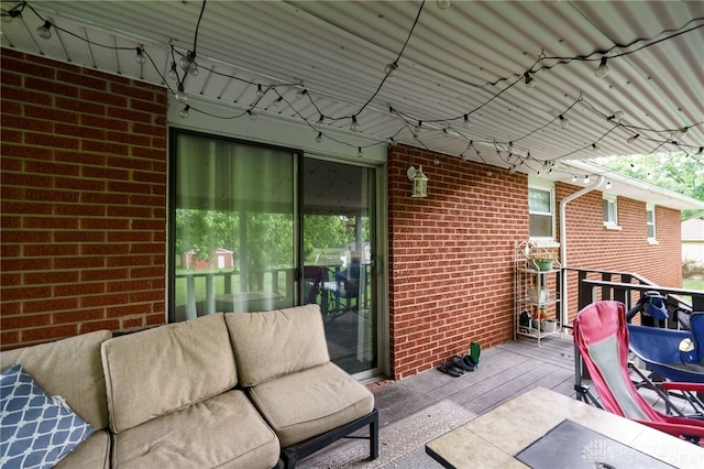 10452 S Union Rd, Miamisburg, OH 45342 - wooden deck with outdoor lounge area