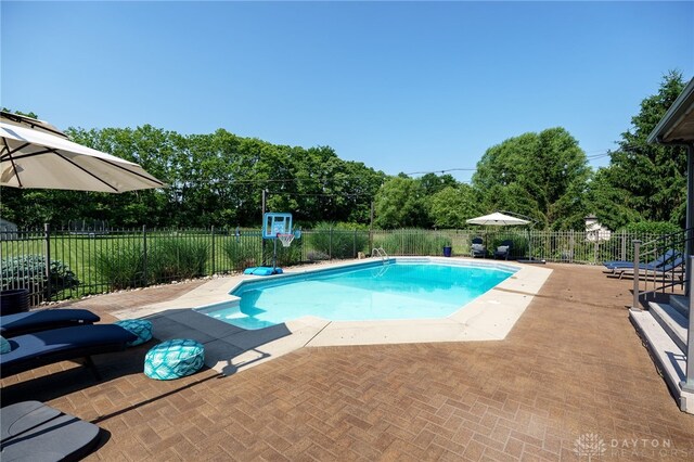 243 Woodside Trl, Clearcreek Twp, OH 45036 - view of pool with a patio