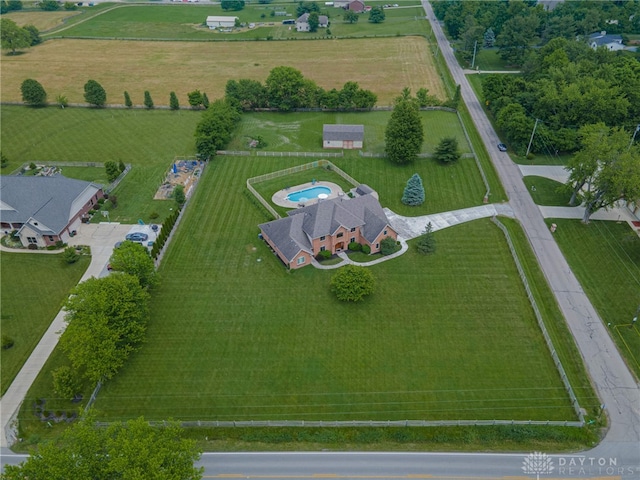 3875 Ferry Rd, Sugarcreek Twp, OH 45305 - aerial overview of property's location with rural landscape