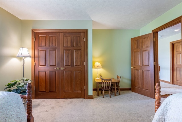 3875 Ferry Rd, Sugarcreek Twp, OH 45305 - bedroom with carpet flooring and a textured ceiling