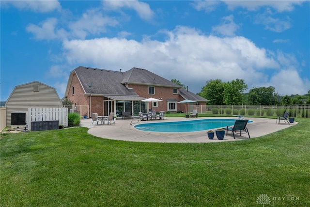 3875 Ferry Rd, Sugarcreek Twp, OH 45305 - view of swimming pool featuring a patio area
