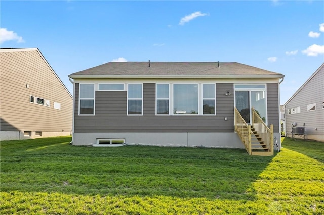 1796 Archerfield Pl, Miamisburg, OH 45342 - rear view of house with a yard and entry steps