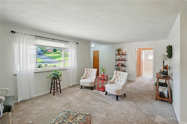 320 Witherby Dr, Kettering, OH 45429 - living area featuring carpet floors and baseboards