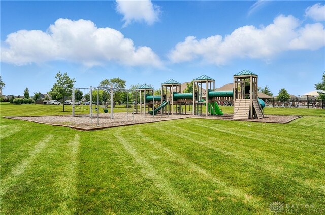 1662 S Branch Rd, Centerville, OH 45458 - community jungle gym with a lawn