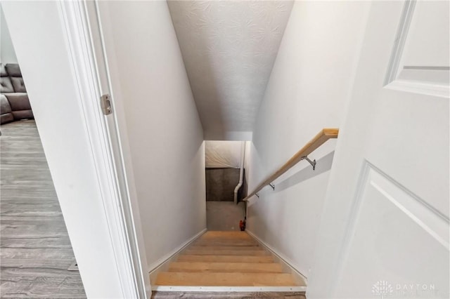 1918 Bessie Ave, Moraine, OH 45439 - stairs featuring wood finished floors and baseboards