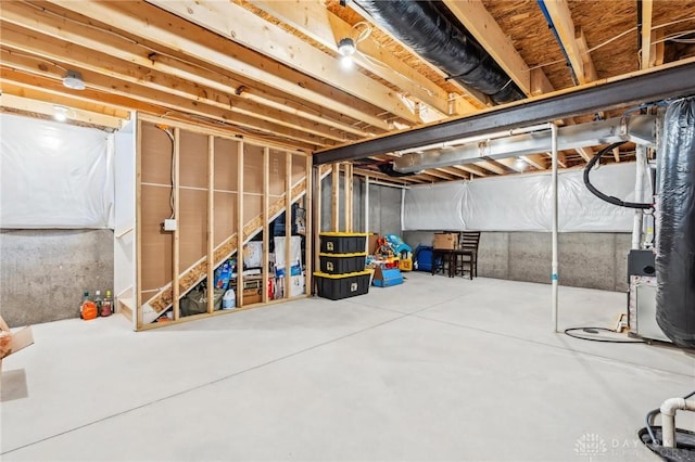 1918 Bessie Ave, Moraine, OH 45439 - view of unfinished below grade area