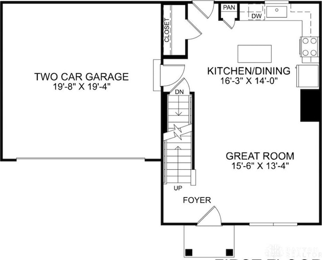 1918 Bessie Ave, Moraine, OH 45439 - view of home floor plan