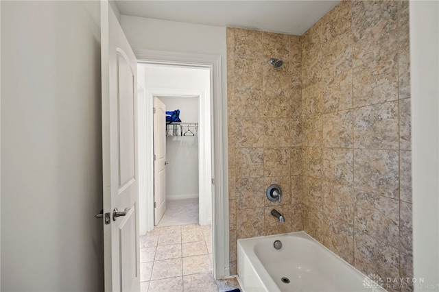 4738 Saddletop Ridge Ln, Mason, OH 45040 - bathroom with tile patterned flooring and  shower combination