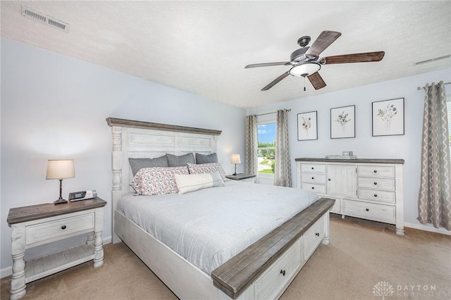 4395 Turtledove Way, Miamisburg, OH 45342 - bedroom with light colored carpet and ceiling fan
