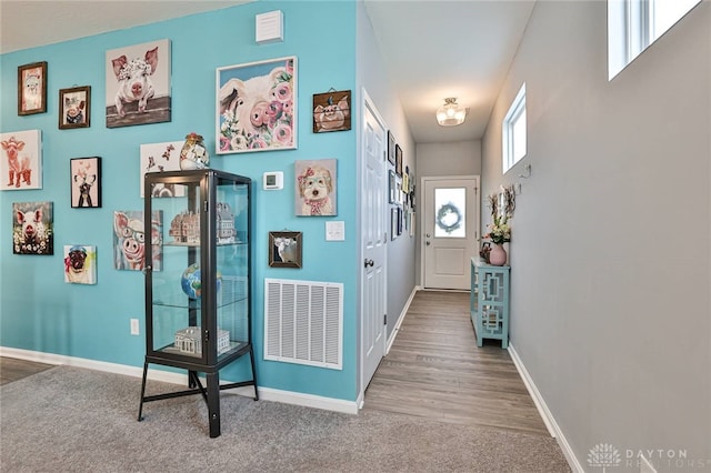 928 Southline Dr, Lebanon, OH 45036 - hallway with baseboards and carpet flooring