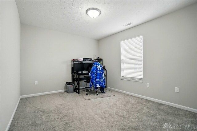 720 Diamond Loop, Middletown, OH 45044 - office featuring carpet floors and a textured ceiling