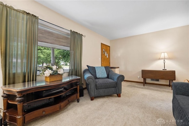 3611 Delaine Ave, Kettering, OH 45429 - sitting room featuring light colored carpet and baseboards