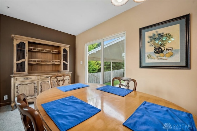 3611 Delaine Ave, Kettering, OH 45429 - dining room featuring carpet flooring