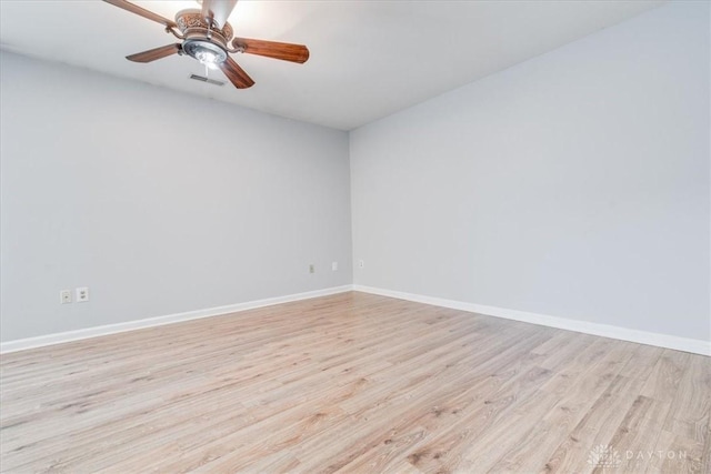 113 Village Trail Dr Unit 6, Vandalia, OH 45377 - unfurnished room featuring light wood finished floors and a ceiling fan