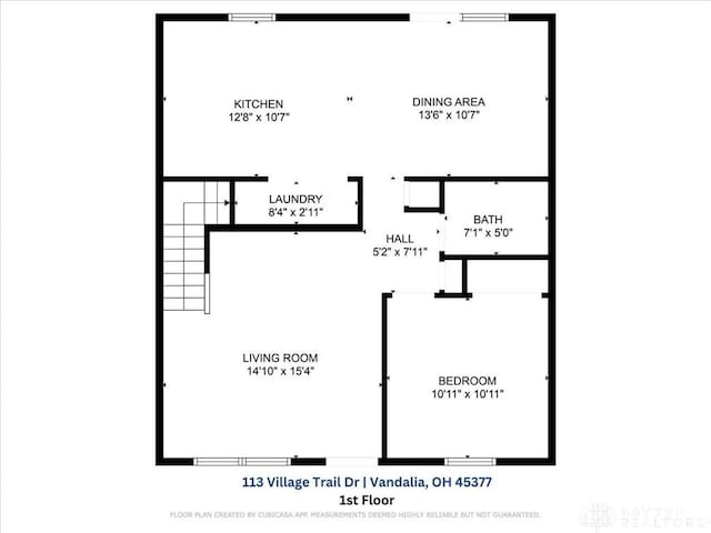 113 Village Trail Dr Unit 6, Vandalia, OH 45377 - view of property floor plan