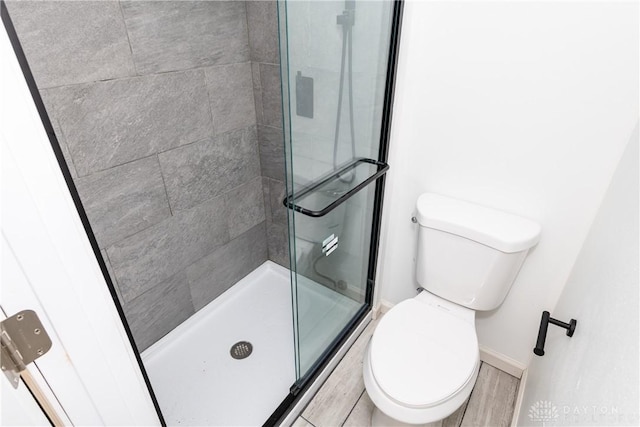 7044 Park Vista Rd, Englewood, OH 45322 - bathroom with toilet and a stall shower