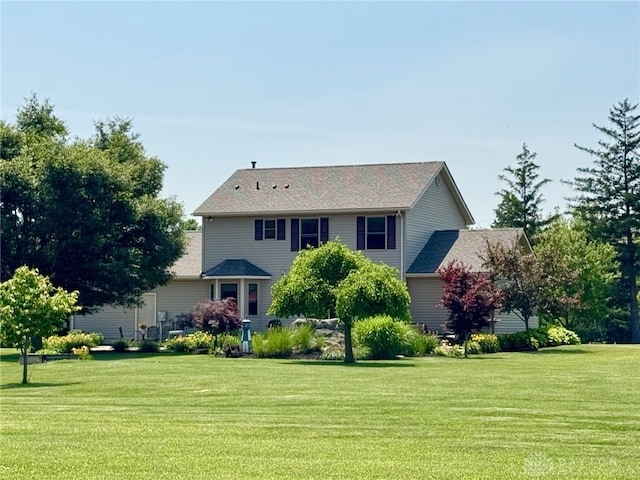 2950 S Clayton Rd, Farmersville, OH 45325 - view of front of house featuring a front yard