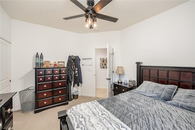 5078 Magellan Way, Franklin, OH 45005 - carpeted bedroom with baseboards and a ceiling fan