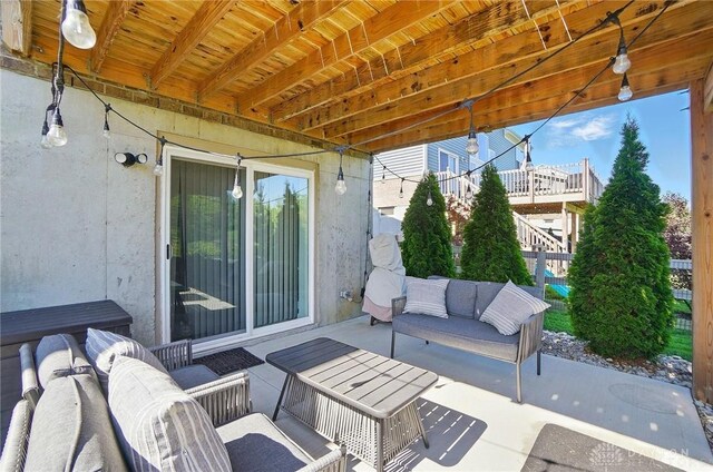 5078 Magellan Way, Franklin, OH 45005 - view of patio / terrace featuring outdoor lounge area