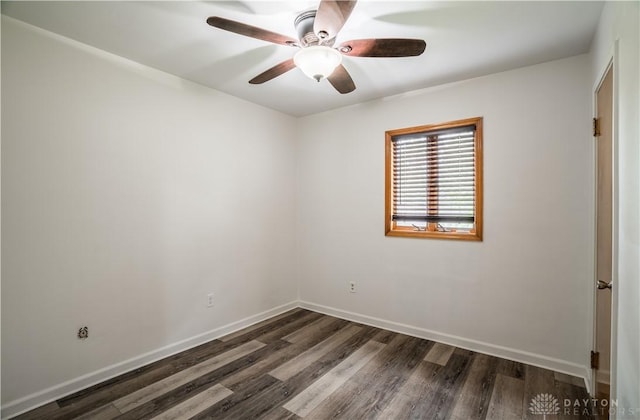 235 Stonequarry Rd, Vandalia, OH 45377 - empty room featuring wood finished floors and a ceiling fan