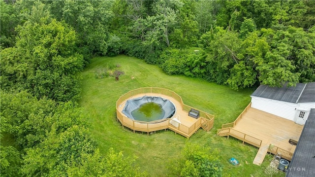 235 Stonequarry Rd, Vandalia, OH 45377 - aerial view of a pool