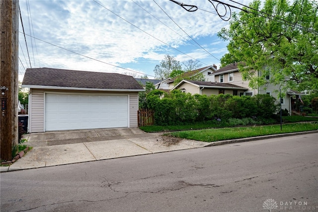 301 E Peach Orchard Ave, Oakwood, OH 45419 - view of front of house with an outbuilding and a garage