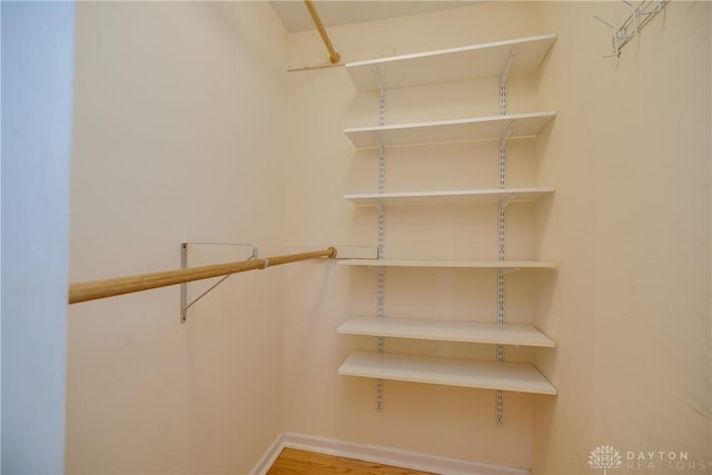 301 E Peach Orchard Ave, Oakwood, OH 45419 - spacious closet with wood finished floors