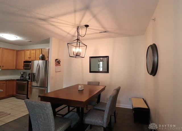 3224 Grand Falls Blvd, Maineville, OH 45039 - dining area with a chandelier