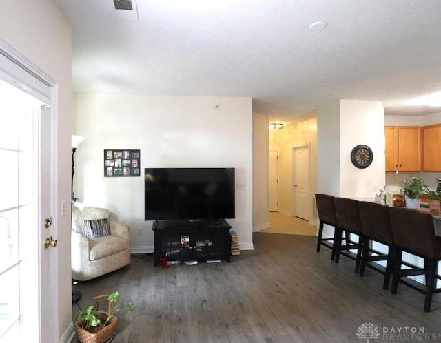 3224 Grand Falls Blvd, Maineville, OH 45039 - living room featuring wood finished floors and baseboards