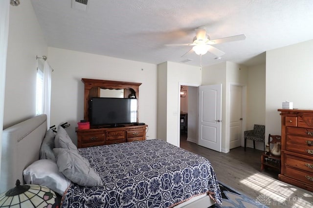 3224 Grand Falls Blvd, Maineville, OH 45039 - bedroom with dark wood-style floors and a ceiling fan