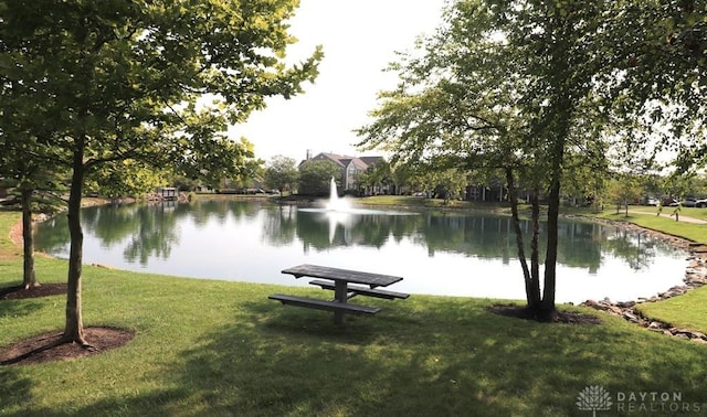 3224 Grand Falls Blvd, Maineville, OH 45039 - view of property's community with a water view and a yard