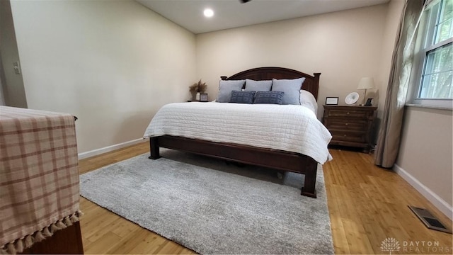 5468 Split Rock Dr, Dayton, OH 45424 - bedroom with light wood-style flooring and recessed lighting