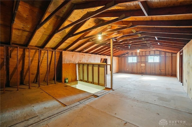 2946 Rockledge Trl, Beavercreek, OH 45430 - attic featuring an upstairs landing