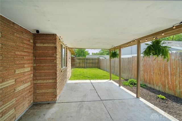 75 Royal Dr, Springboro, OH 45066 - fenced backyard featuring a patio area