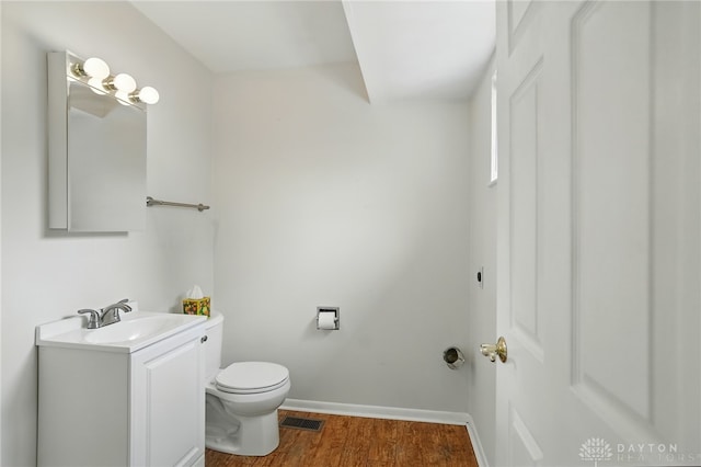 75 Royal Dr, Springboro, OH 45066 - half bath with vanity and wood finished floors