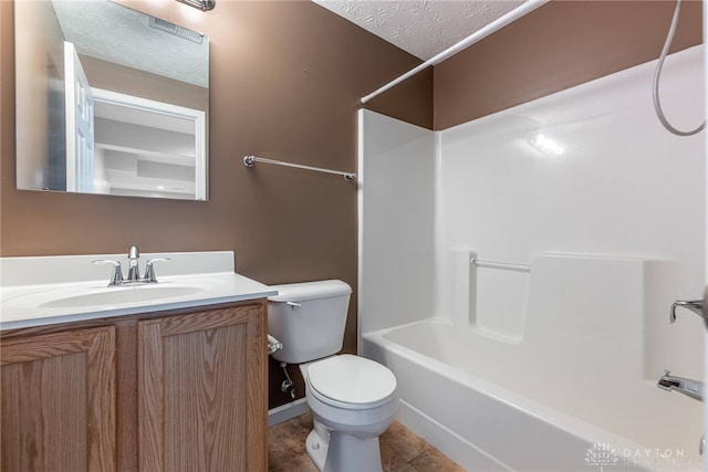 1928 Spring Ridge Dr, Xenia, OH 45385 - bathroom featuring vanity, shower / bath combination, and tile patterned floors