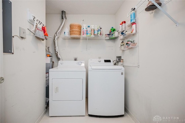 7636 Shawnee Ln Unit 206, West Chester, OH 45069 - washroom with washer and dryer and water heater
