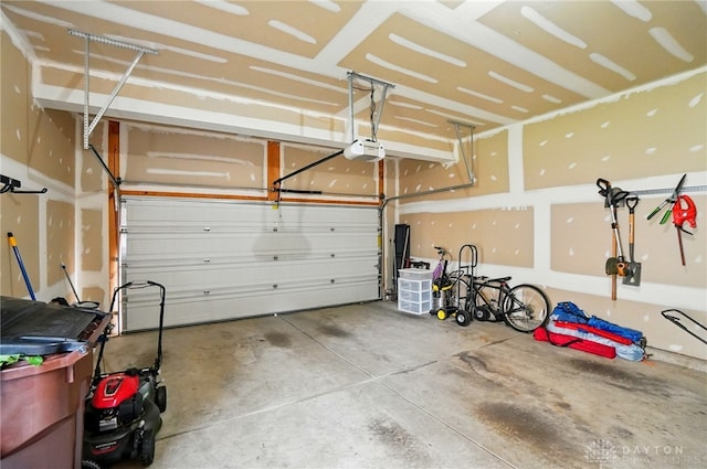 1956 Daffodil Dr, Xenia, OH 45385 - garage with a garage door opener