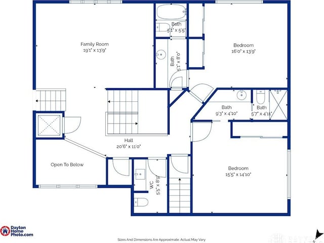 1952 Tait Circle Rd, Dayton, OH 45429 - view of floor plan / room layout